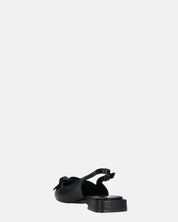 JODENE -  scarpe nero con cinturino posteriore e decorazione floreale