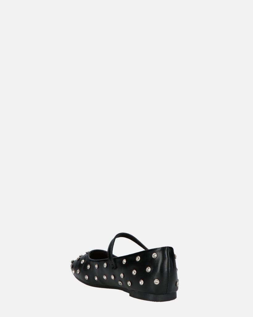 SOFIYA - ballerine neri con cinturino