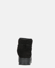 ALENA - stivali invernali stringati neri imbottiti all interno