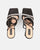 BIRGIT - sandali il satin nero con gemme