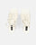 NADITZA - sandali con tacco alto e lacci in ecopelle bianca