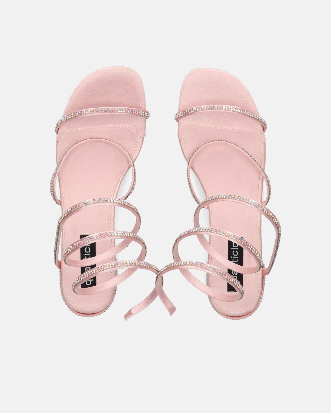 NATALIYA - sandali bassi rosa con spirale