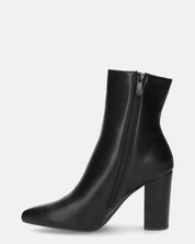 OLIVIA - stivaletti con cerniera in PU nero