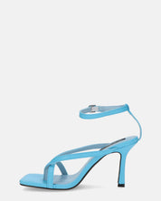 ADELE - sandalo infradito con tacco blu