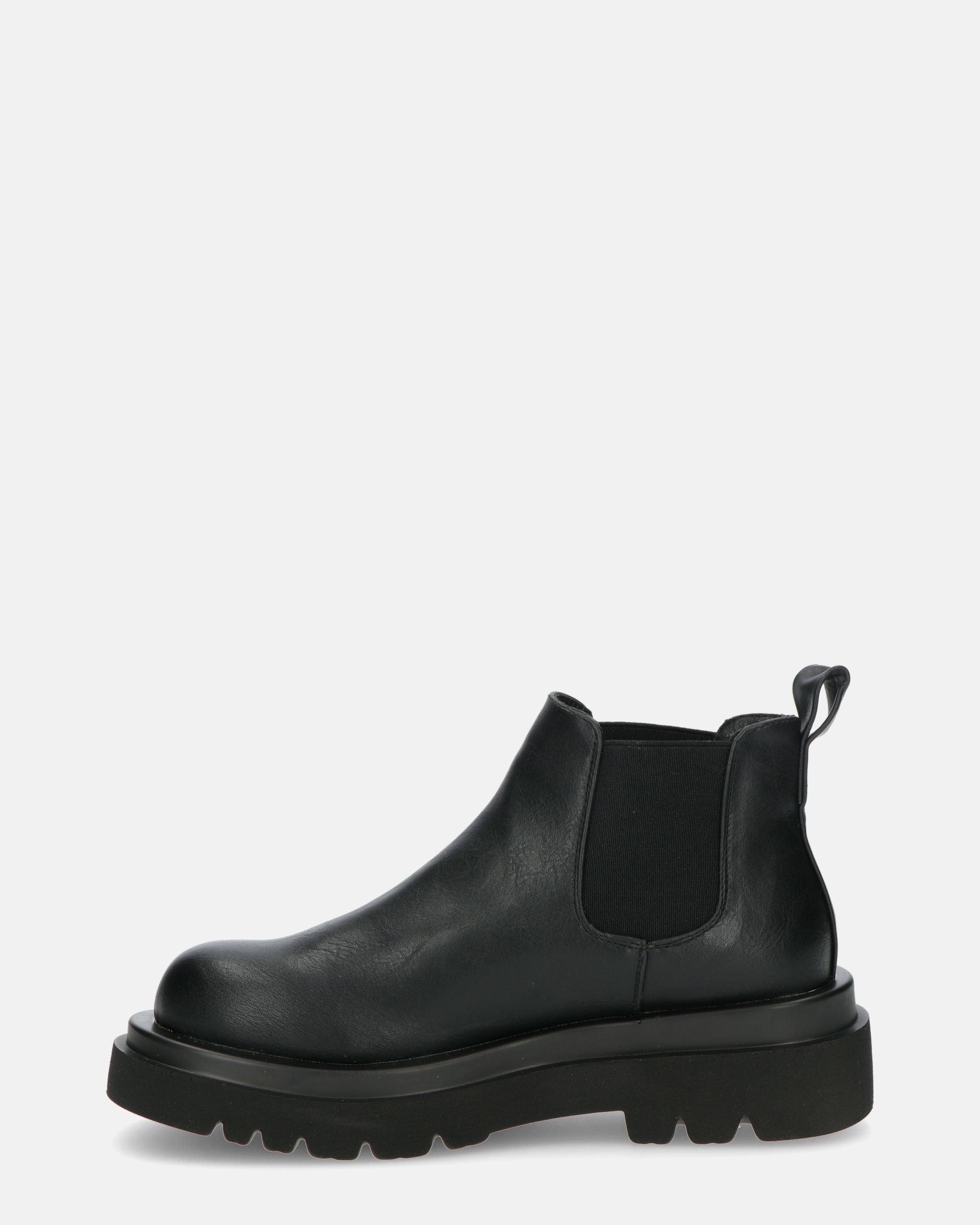 RAISSA - stivaletti bassi in ecopelle nera