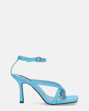 ADELE - sandalo infradito con tacco blu