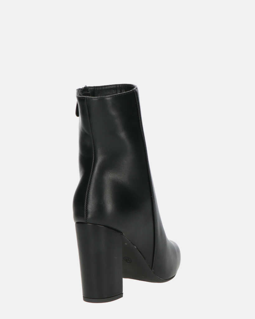 OLIVIA - stivaletti con cerniera in PU nero