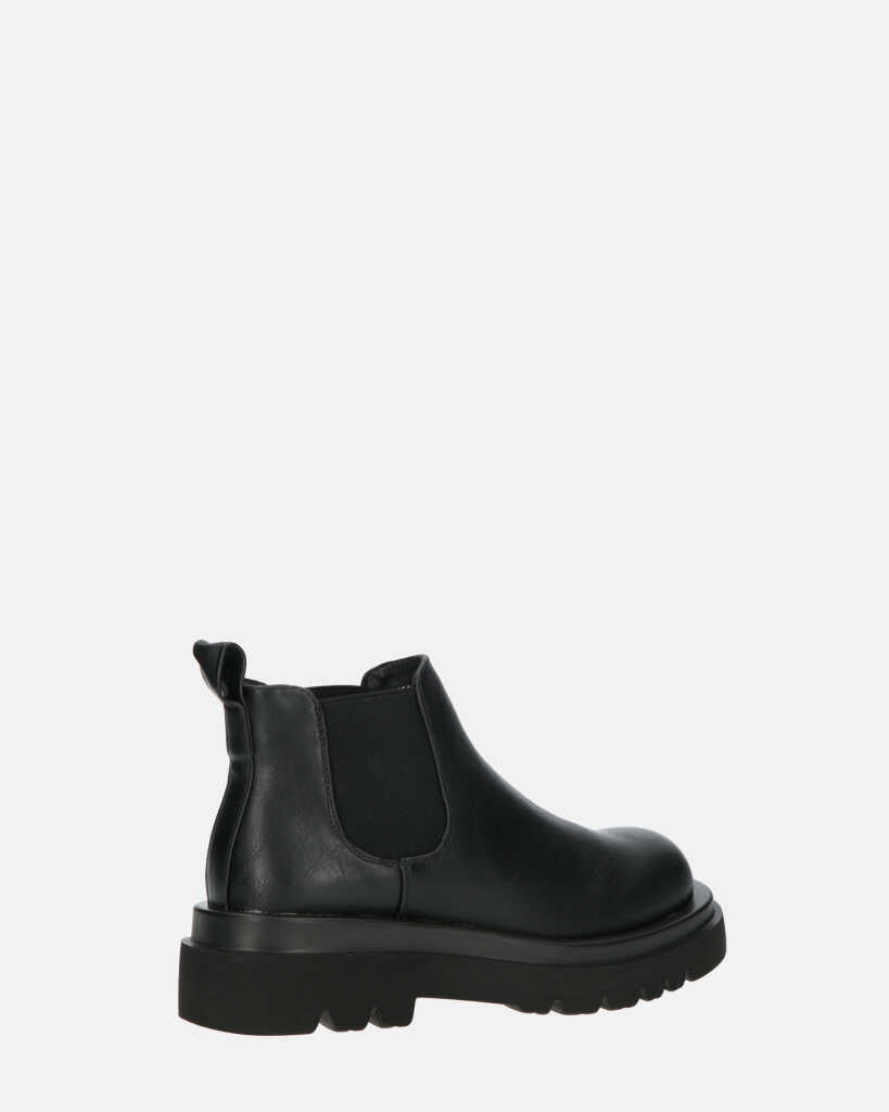 RAISSA - stivaletti bassi in ecopelle nera