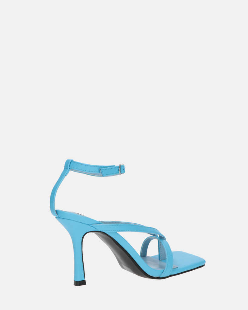 ADELE - sandalo infradito con tacco blu