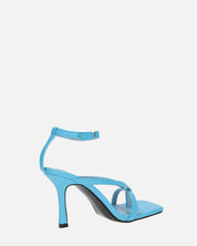 ADELE - sandalo infradito con tacco blu