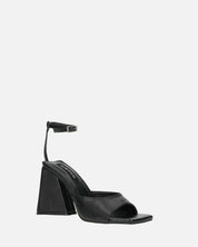 KUBRA - sandali con cinturino in ecopelle nera