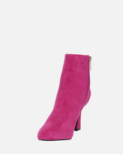 SMILLA - stivaletti in camoscio fucsia con cerniera
