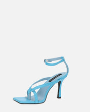 ADELE - sandalo infradito con tacco blu