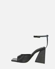 KUBRA - sandali con cinturino in ecopelle nera