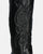 MIYA - stivali camperos con disegni neri e cerniera laterale