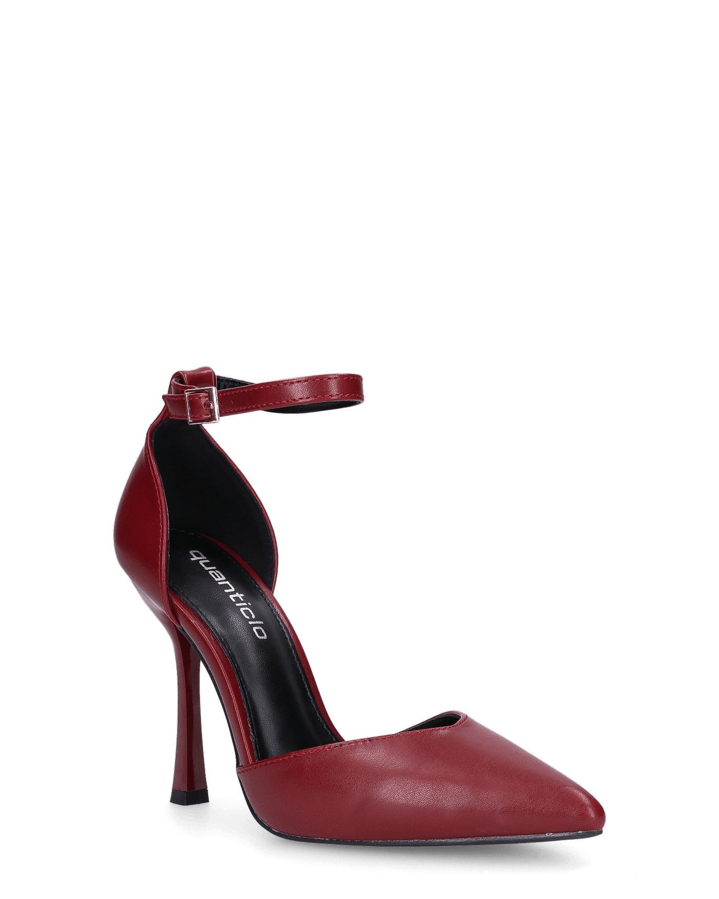 AALIA - decolette tacchi alti in ecopelle bordeaux e suola nera