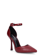 AALIA - decolette tacchi alti in ecopelle bordeaux e suola nera