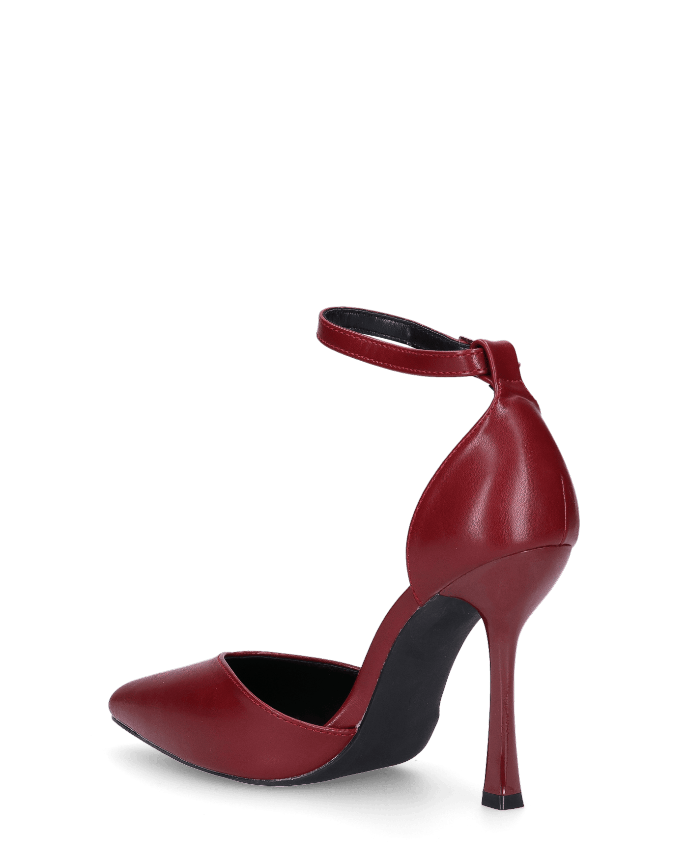 AALIA - decolette tacchi alti in ecopelle bordeaux e suola nera