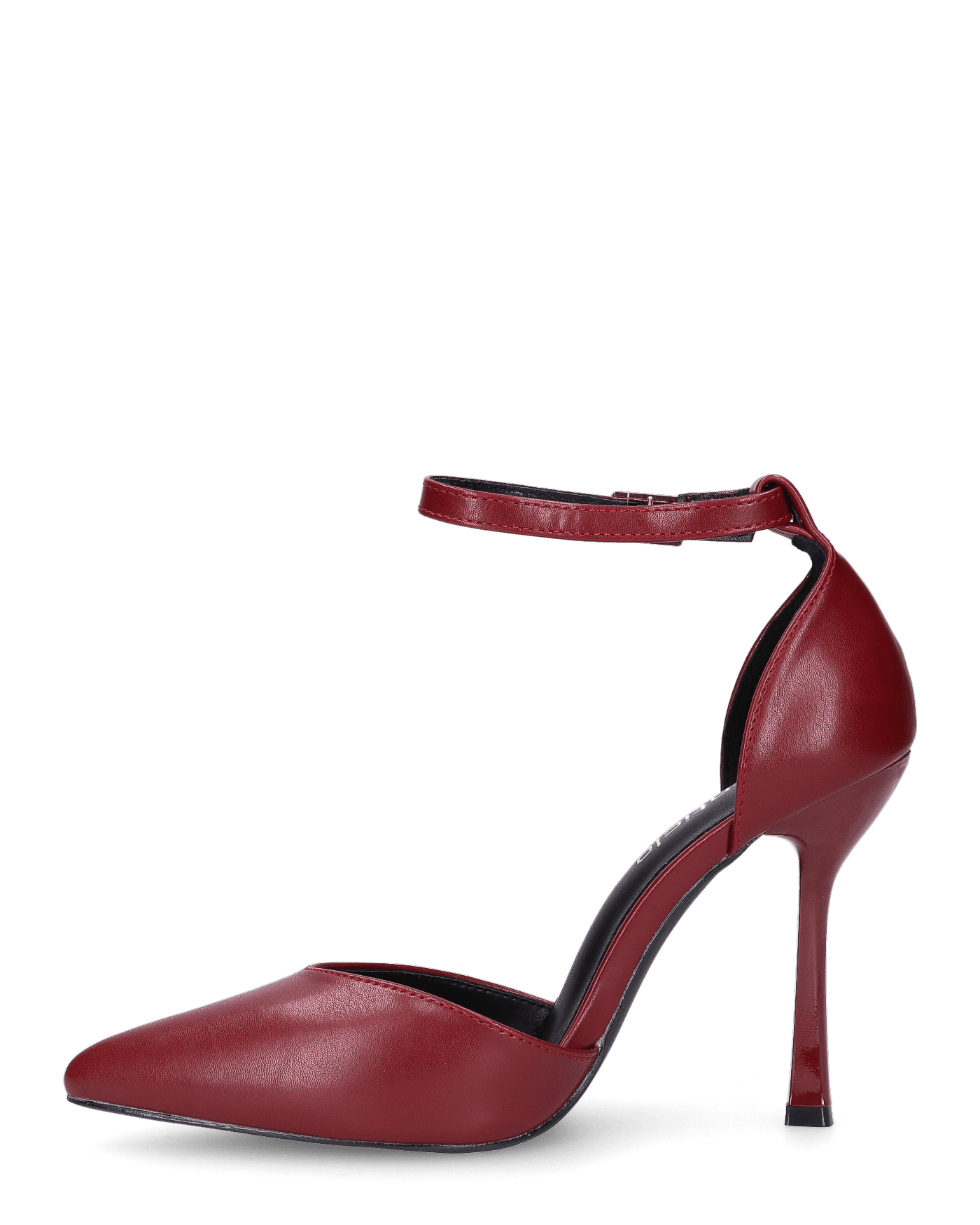 AALIA - decolette tacchi alti in ecopelle bordeaux e suola nera