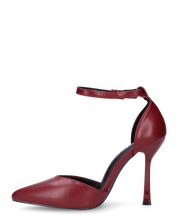 AALIA - decolette tacchi alti in ecopelle bordeaux e suola nera