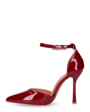 ARYA - tacchi alti decolette con cinturino regolabile bordeaux