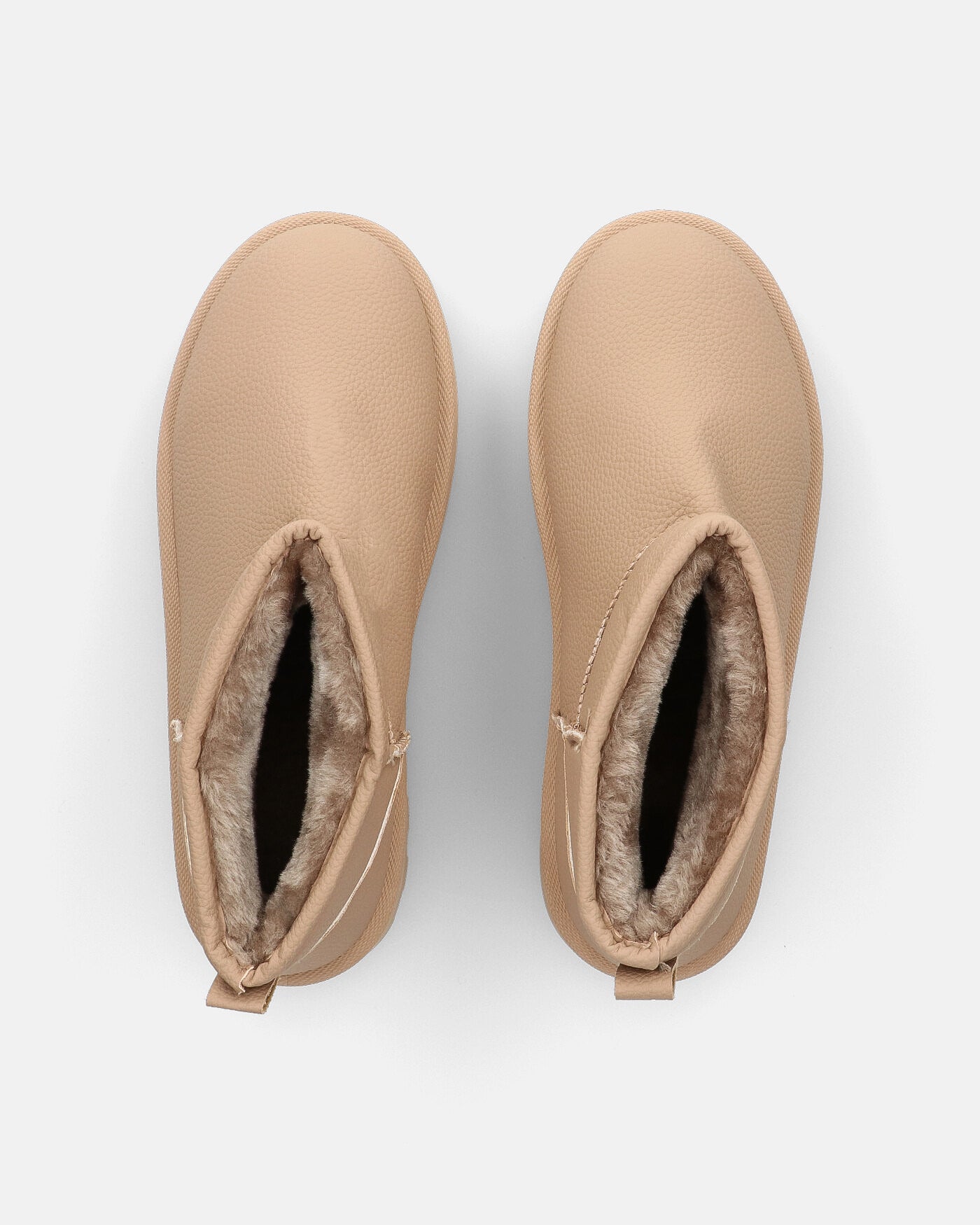 ARLENA - stivaletti in ecopelle khaki imbottiti all' interno