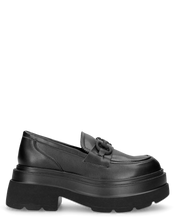 BESSIE - Mocassino chunky lucido glassy con maxi suola platform e morsetto