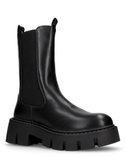 BETH - stivaletto chelsea platform in nero