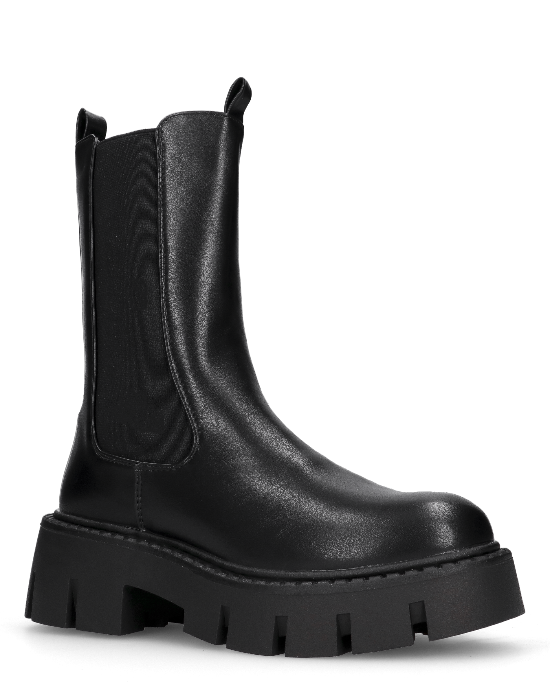 BETH - stivaletto chelsea platform in nero