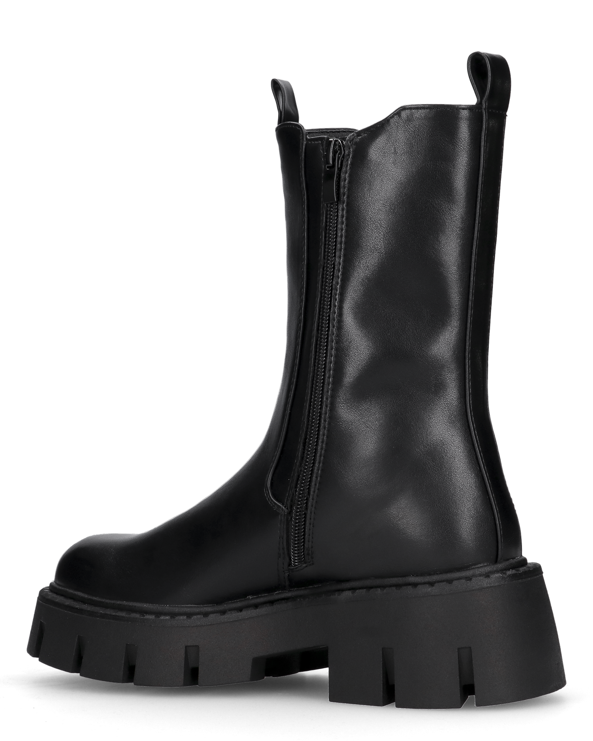 BETH - stivaletto chelsea platform in nero