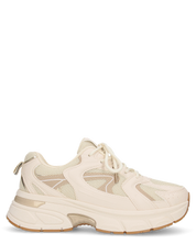 CAROLA - chunky sneakers beige con inserti ed interno rosa
