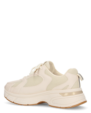CAROLA - chunky sneakers beige con inserti ed interno rosa
