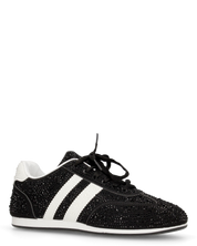 CASSIDY - scarpe basse nere con glitter brillanti