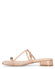 CELINA - sandali infradito beige con decorazione dorata