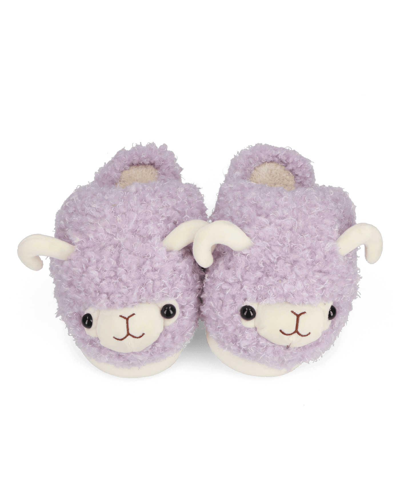 DEEDEE - pantofole viola a forma di pecorella in materiale peluche