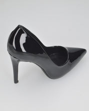 SILJE - décolleté con tacco a spillo in nero lucido