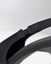 KLARA - Décolleté slingback in lycra nero con tacco a stiletto