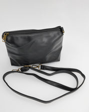 LESSYB - Borsa grande nera con tracolla e borsellino aggiuntivi