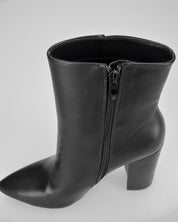 RIKA - Stivale 2 in 1 in simil pelle nera con tacco