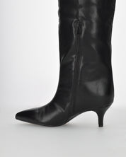 SCARLETT - stivali alti con tacco basso e cerniera laterale