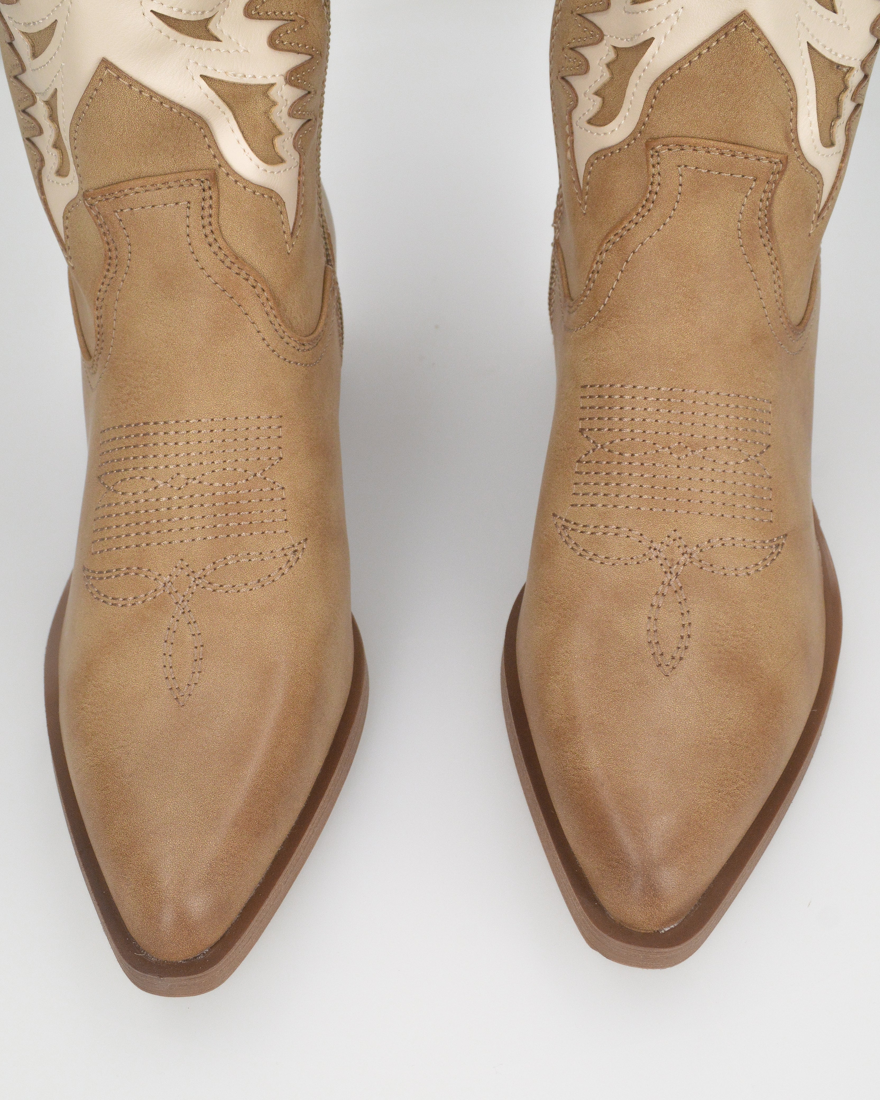 IRENE - camperos beige con disegni beige chiari