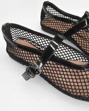 HAZEL - ballerine nere a rete