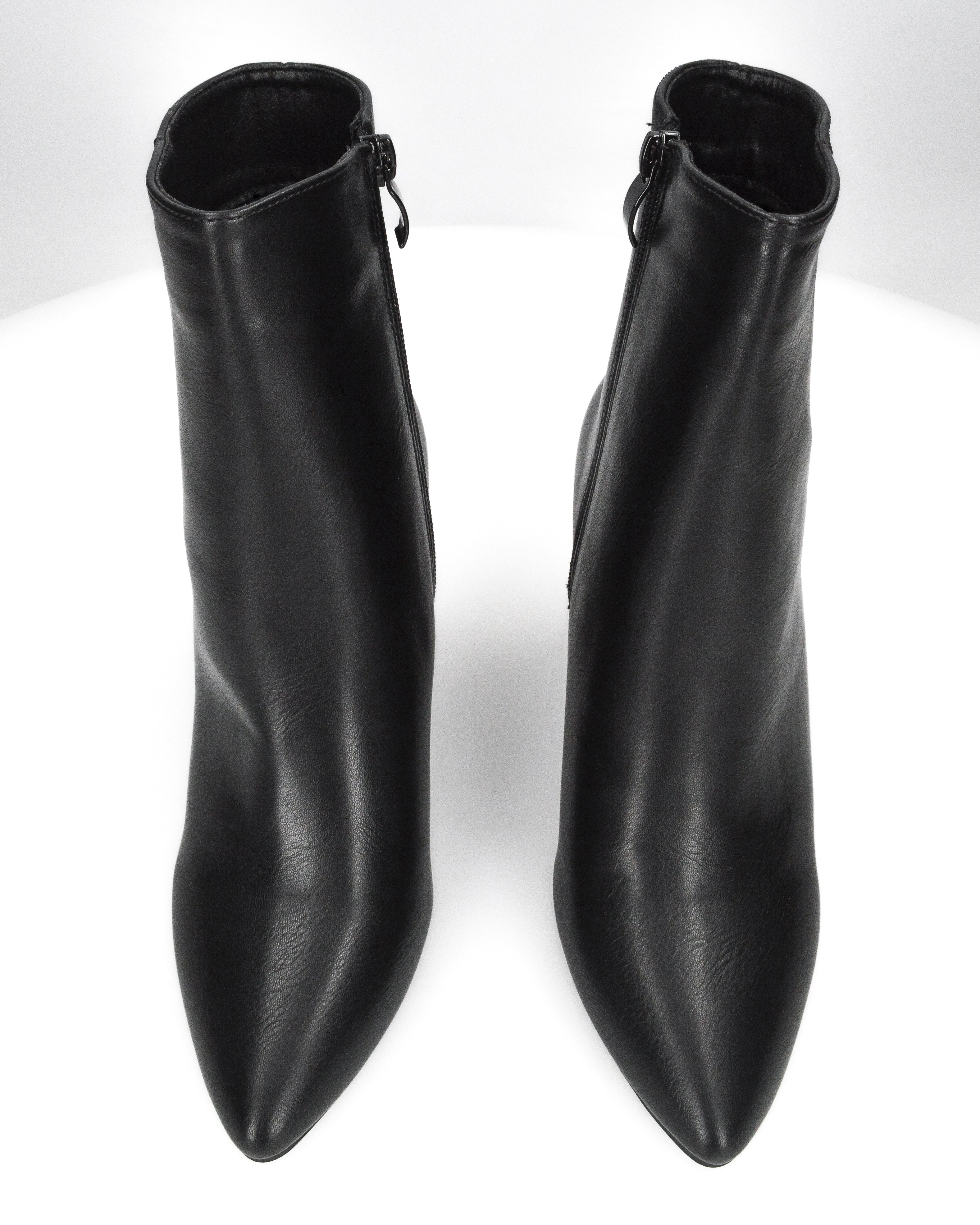 OLIVIA - stivaletti con cerniera in PU nero