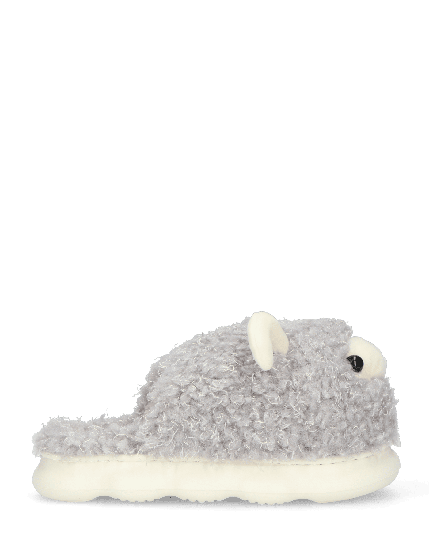 DEEDEE - pantofole grigie a forma di pecorella in materiale peluche
