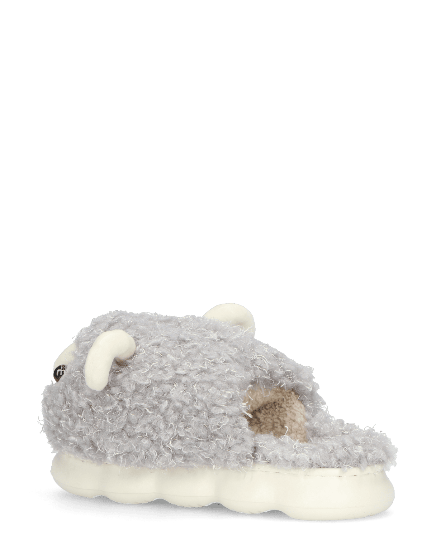 DEEDEE - pantofole grigie a forma di pecorella in materiale peluche