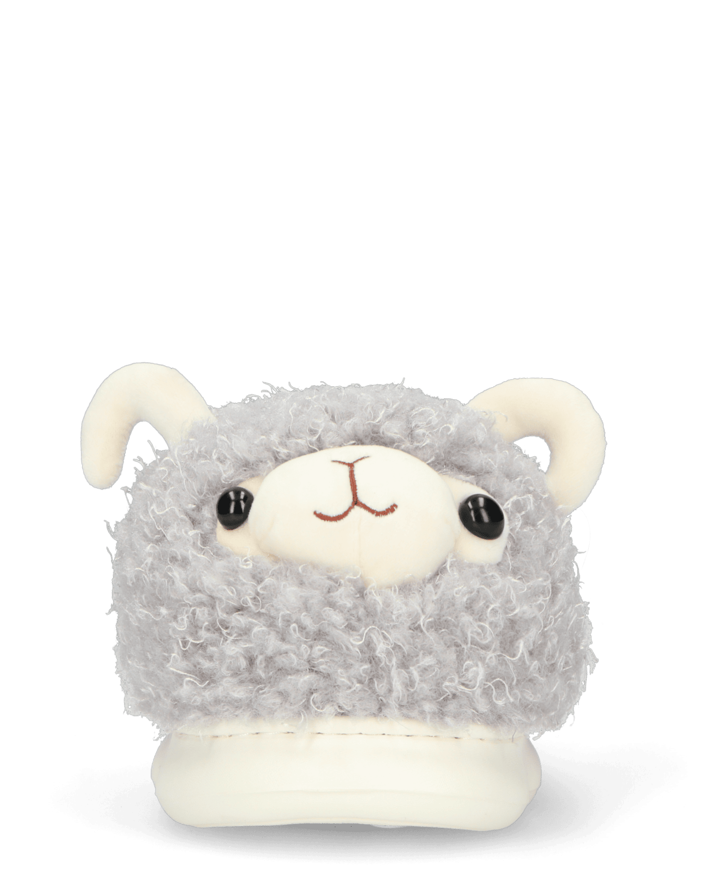 DEEDEE - pantofole grigie a forma di pecorella in materiale peluche