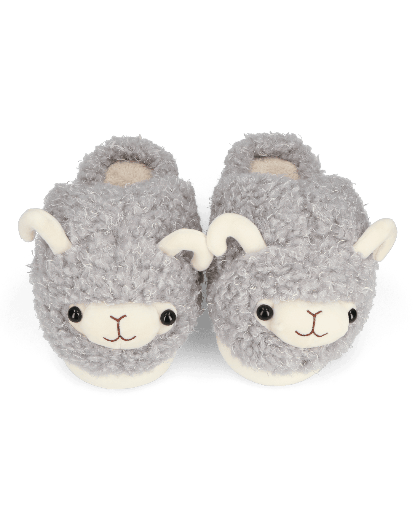 DEEDEE - pantofole grigie a forma di pecorella in materiale peluche