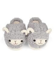 DEEDEE - pantofole grigie a forma di pecorella in materiale peluche