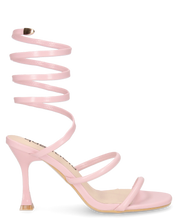 DONNIE - sandali rosa con tacco con spirale