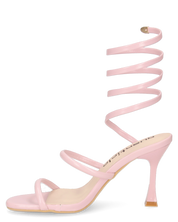 DONNIE - sandali rosa con tacco con spirale